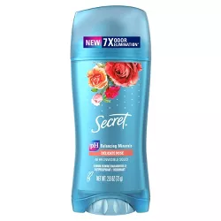 Secret Invisible Solid Antiperspirant & Deodorant - Rose Scent - 2.6oz