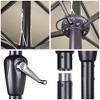 Yescom 14' Double-sided Twin Patio Umbrella Sun Shade UV30+ Water Fade Resistant Crank Outdoor Garden Market - 2 of 4