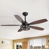 Airsurfer 48" Crystal Ceiling Fan With Light - 3 of 4