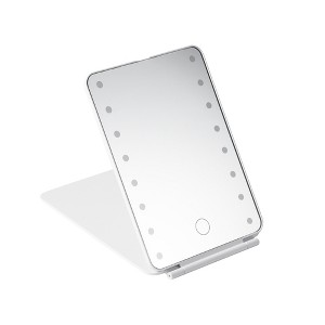 Brookstone Rechargeable and Foldable Tablet Style Mirror - 1 of 4