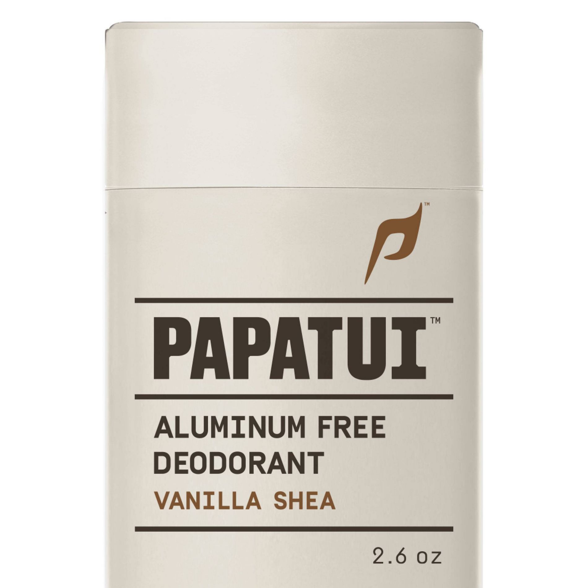 Papatui Men's Aluminum-Free 48-Hour Odor Protection Solid Deodorant - Vanilla Shea - 2.6oz
