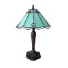 CHLOE Lighting REMY Victorian-Style 1-Light Antique Dark Bronze Finish Stained Glass Table Lamp 12" Wide - 2 of 4