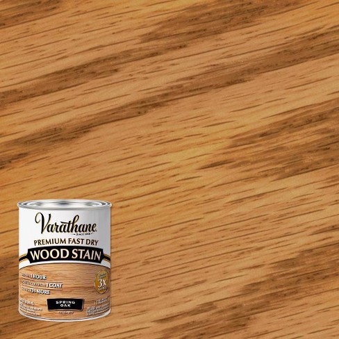 Varathane Semi-Transparent Spring Oak Oil-Based Urethane Modified Alkyd Fast Dry Wood Stain 1 qt - image 1 of 4