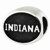 Black Bow Jewelry Sterling Silver & Enamel Indiana University Collegiate Bead Charm - 2 of 4