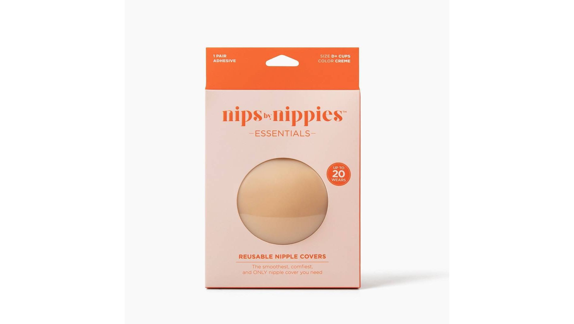 Nips by Nippies Women's Reusable Adhesive Nipple Covers - Cream