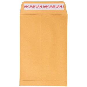 JAM PAPER 6 x 9 Open End Catalog Recycled Envelopes with Peel and Seal Closure - Brown Kraft Manila - 100/Pack - 1 of 1