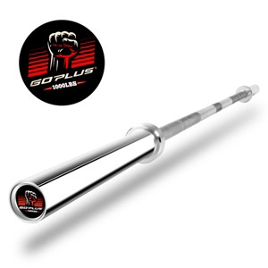 Costway 1000 lb Olympic Chromed Weight Bar 7' Olympic Barbell Multipurpose Weightlifting - 1 of 4