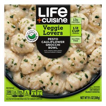 LIFE Cuisine Frozen Gluten Free Cauliflower Gnocchi Bowl - 9.5oz
