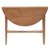 Hannah Double Drop Leaf Dining Table Wood/Light Oak - Winsome - image 3 of 4