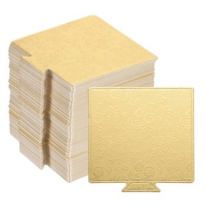 Unique Bargains Cardboard Disposable Oil-Proof Moisture Proof Cake Boards 100 Pcs - 1 of 4