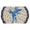 Earth Rugs Lodge-Style Southwestern Gecko Round Coaster – 7" Rustic Table Protector - 2 of 3