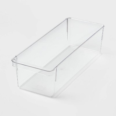 FAIZO Refrigerator Food Storage Box, Clear Acrylic Storage