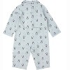 Boy's Kids' Penguin Flannel Romper - Petit Confection - 2 of 2