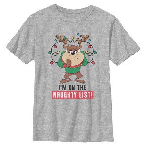 Boys Looney Tunes I'm On The Naughty List T Shirt - 1 of 4