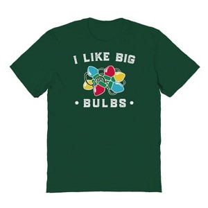 Famous In Real Life Men's I Like Big Bulbs Short Sleeve Graphic Cotton T-Shirt - 1 of 3