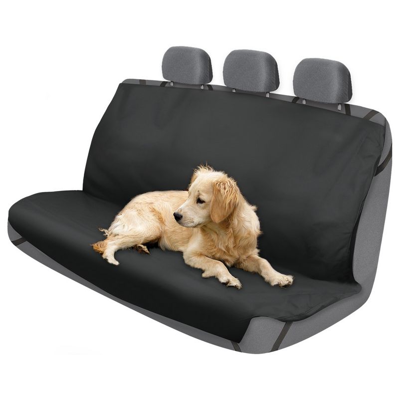 2 Air 1pc Custom Rear Seat Pet Protector Automotive Interior Covers And Pads Black, 3 of 5