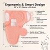 3pk Soothe Wren Swaddle Sleep Sacks, Organic Newborn Swaddles Wrap 0-3 Months, Soft Baby Wearable Blanket - 3 of 4
