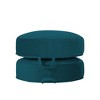 Factory Direct Partners 2pc Overstuffed Microfiber Floor Cushions Peacock Kids' Soft Play Equipment - 2 of 4