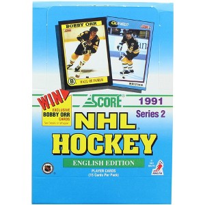 Score NHL 1991-92 Score Hockey Series 2 Wax Box - 1 of 3