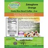 Larissa Veronica Zabaglione Orange Costa Rica Decaf Coffee (Gourmet, Naturally Flavored, Whole Coffee Beans) (8 oz, ZIN: 561450) - 2 of 4