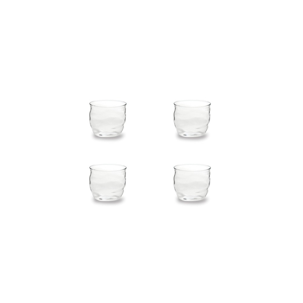 10oz 4pk Glass Farm To Table Double Old Fashioned Glasses - Rosanna