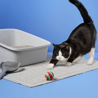 Drizzle Cat Litter Mat - Gray - L - up &#38; up&#8482;_0