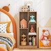 Tangkula 5-Cube Bookshelf 41" Floor Bookcase w/ 2 Anti-Tipping Kits Freestanding Storage - 4 of 4