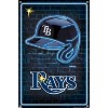 Trends International MLB Tampa Bay Rays - Neon Helmet 23 Unframed Wall Poster Prints - 4 of 4