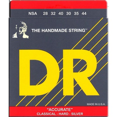 DR Strings Nylon Classic Accurate Hard Tension Acoustic Guitar Strings