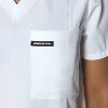 Members Only Palermo V-Neck Scrub Top for Women With Zipper Pocket - 3 of 4