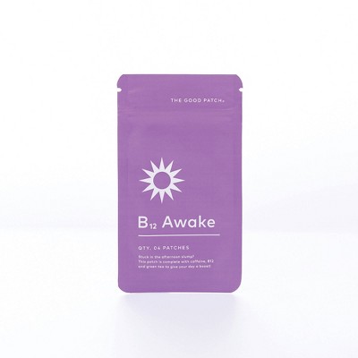 The Good Patch B12 Awake Plant Patch - 4ct