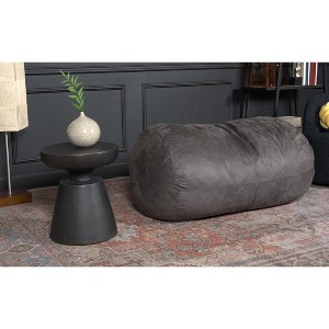Sapphtopaz Bean Bag Chair Cylindrical Suede Bean Bag Chairs for Adult Sofa Chair Accent Chair for Living Room, Bedroom - 1 of 4
