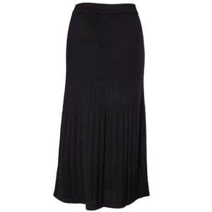 Women's Solid Skirt - IVKO - 1 of 2