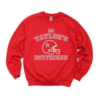 Simply Sage Market Women's Graphic Sweatshirt Go Taylor's Boyfriend Varsity