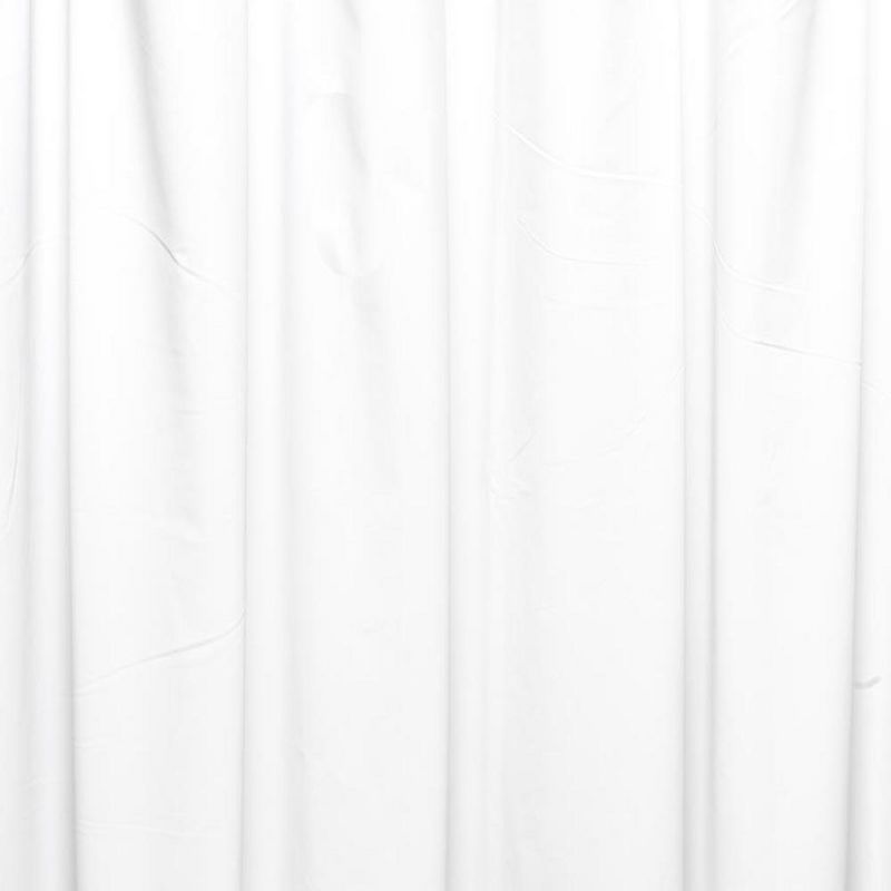 PVC Shower Curtain Liner 3 Gauge Metal Grommets 72in x 72in by Carnation Home Fashions, 3 of 5
