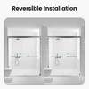 NicBex 56-60"W X 70" H Shower Door Semi-Frameless Double Sliding Shower Door with 1/4"(6mm) Thick  Glass with Handrail and Splash - 2 of 4