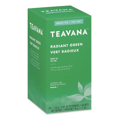 Starbucks Teavana Tea Bags, Radiant Green - Case 24 - 0.07 Oz