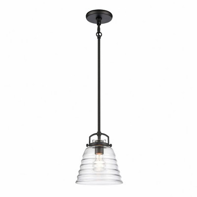 Elk Home Current 1 - Light Pendant in  Matte Black
