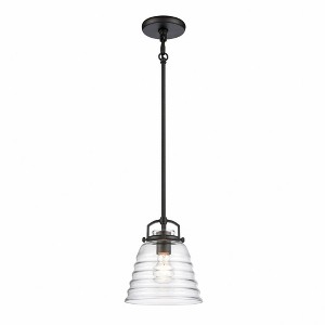 Elk Home Current 1 - Light Pendant in  Matte Black - 1 of 3