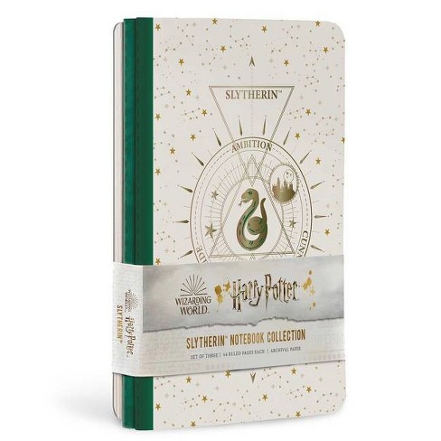 Harry Potter Slytherin Hardcover Journal and Pen Set - Wizarding World Gifts