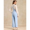 INSPIRE CHIC Women's Casual Office Adjustable Straps Wide Leg Jumpsuits - 3 of 4