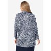 Jessica London Women's Plus Size Stretch Knit Open Front Knit Topper - 3 of 4