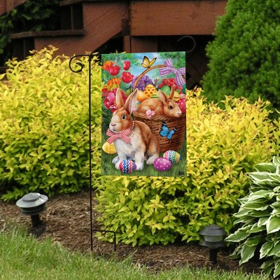 Briarwood Lane Bunnies and Basket Garden Flag - Thumbnail 4