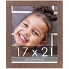 PosterPalooza | Shabby Chic Brown Picture Frame - UV Acrylic, Foam Board Backing, Hanging Hardware - 2 of 4