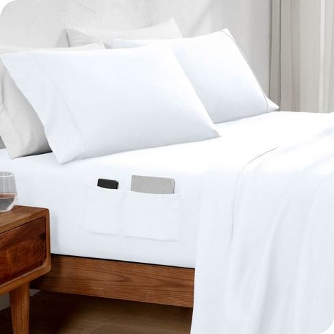 Queen White 6pc Microfiber Sheet Set By Bare Home : Target