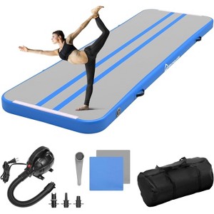 WARMOUNTS 16FT Inflatable Gymnastics Mat Air Track Tumbling Mat with Electric Pump - 1 of 4