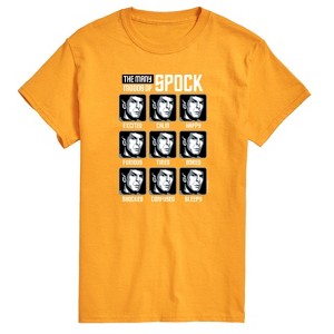 Men's - Star Trek - Spock Moods Short Sleeve Graphic T-Shirt - 1 of 4