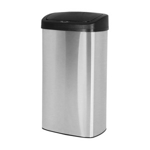 BestMassage Automatic Sensor Stainless Steel Trash Can with 80L Capacity - 1 of 4