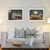 2- Piece Vignette Autumn Moonlit Nights White Framed Wall Art for Living Room, Bedroom Wall Art Print for Home Decor by Billy Jacobs - 2 of 4