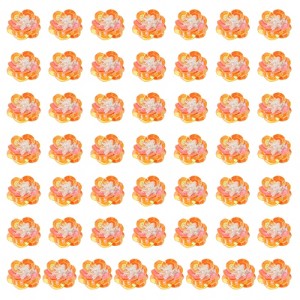 Unique Bargains Iron On Durable DIY Clothing Sequin Bead Flowers Patches 100 Pcs - 1 of 4